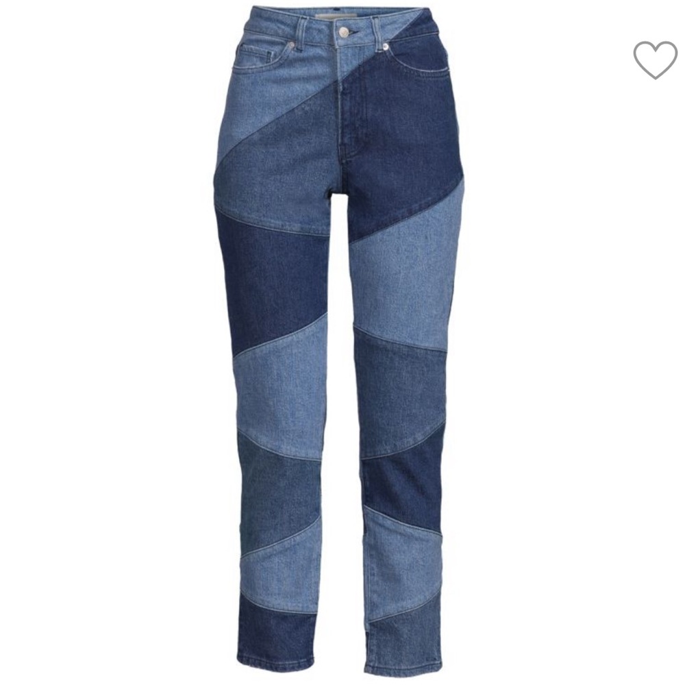 BA&SH Patchwork Cropped Jeans - Picture 7 of 11